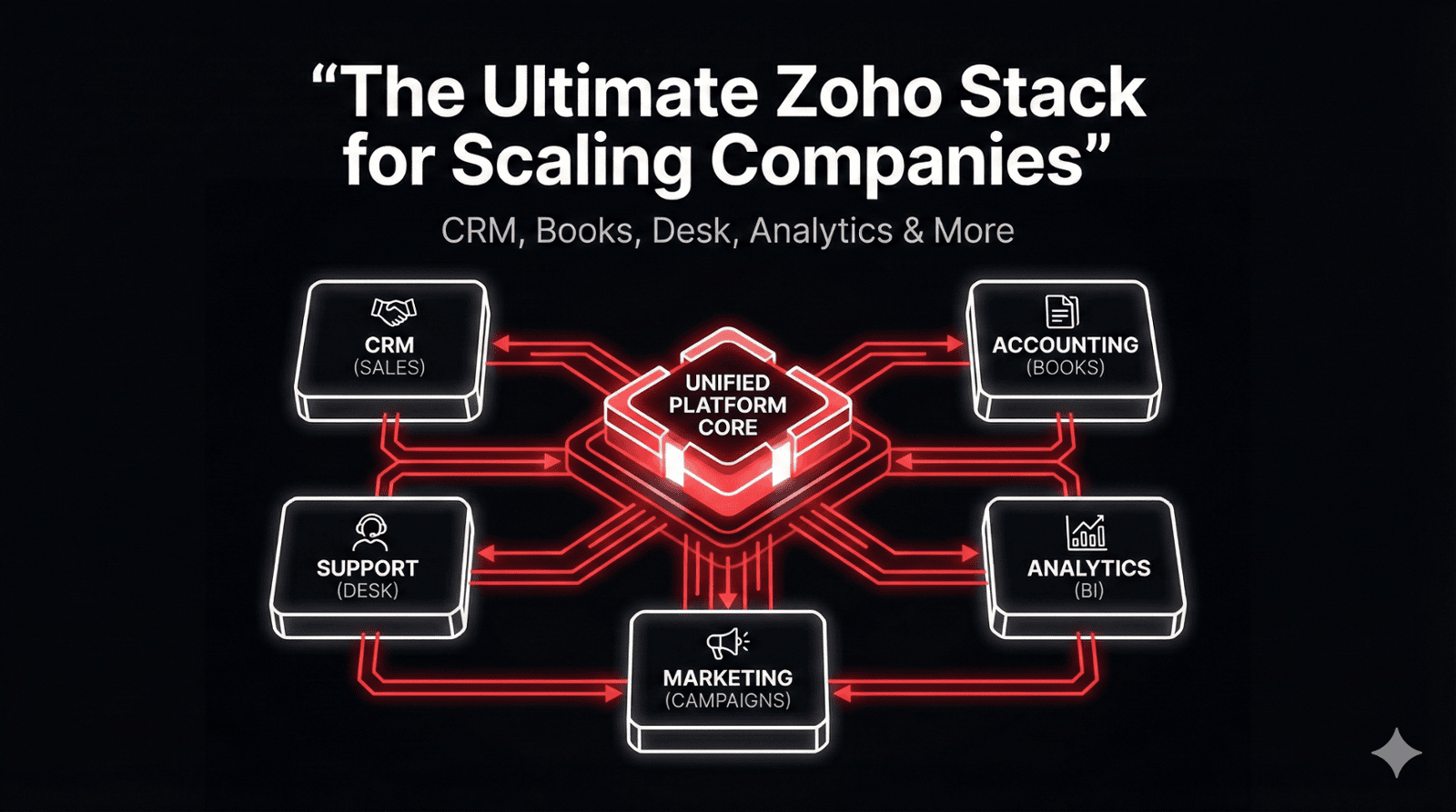 The Ultimate Zoho Stack for Scaling Companies (CRM, Books, Desk, Analytics & More)